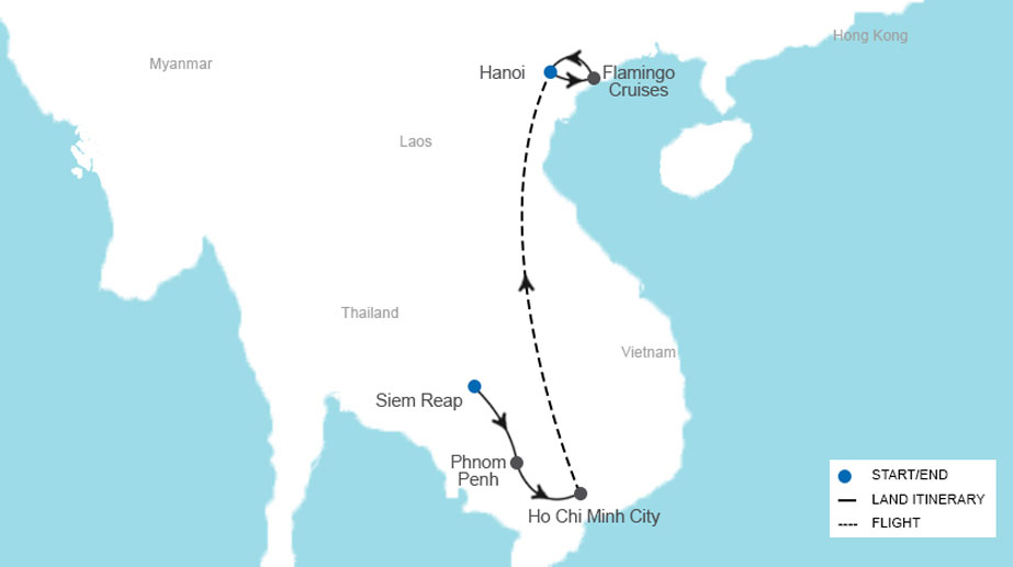 vietnam Route Map