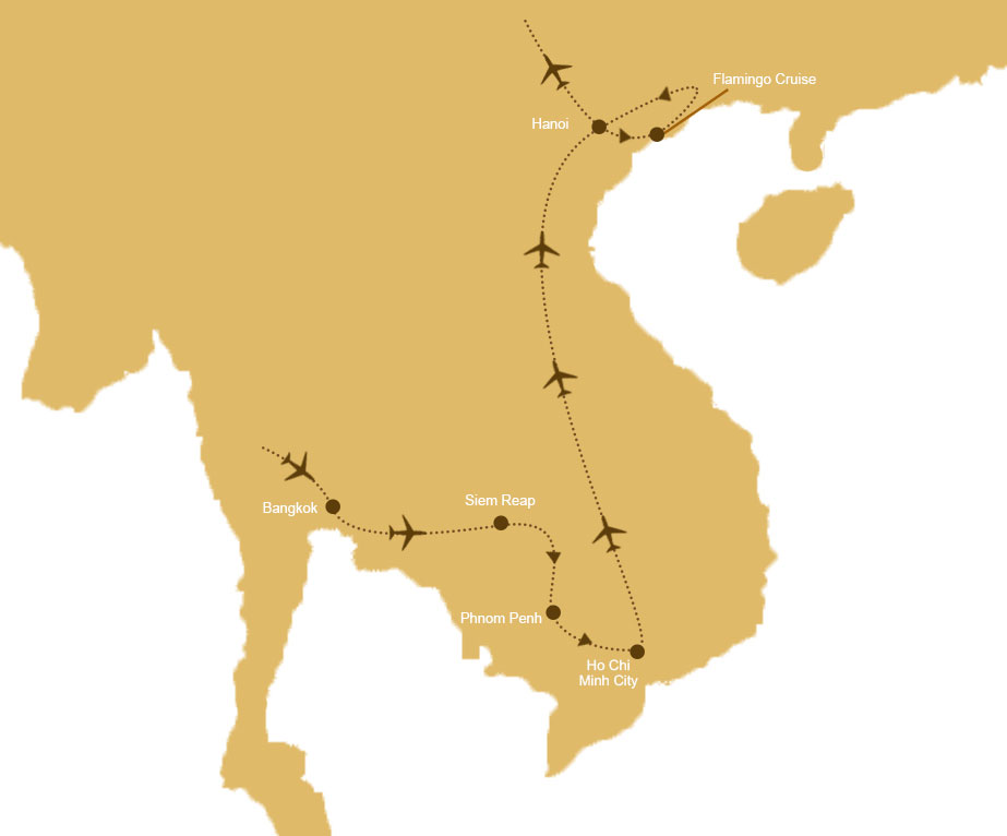 vietnam Route Map